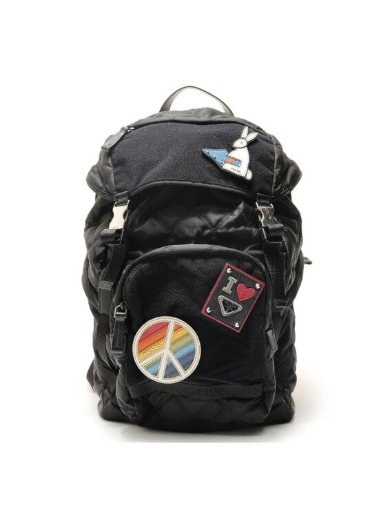 Prada Backpack Velcro Black main image 7